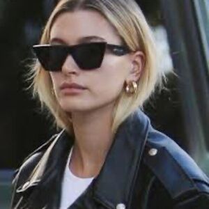 CELINE Edge CL 41468/S 807IR Sunglasses Black Gray Women Italy - Barely Used!